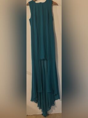 ASOS Teal High-Low Sleeveless Women’s Dress gown